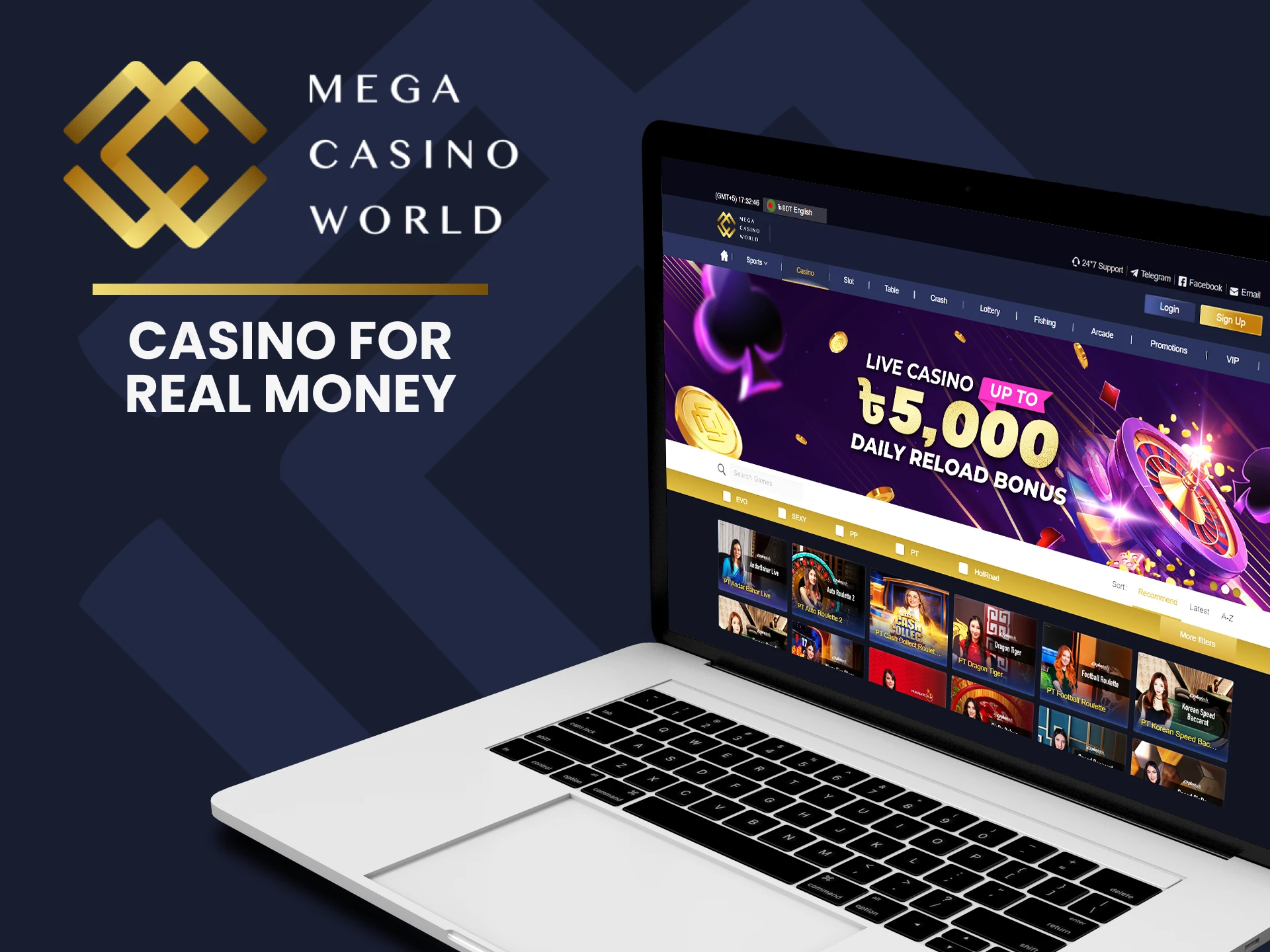 Multiply your money at MCW Casino.