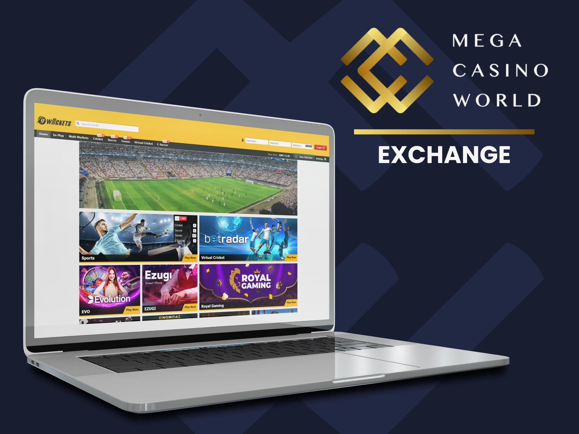 Bet on the exchange in sports and win with the MCW.