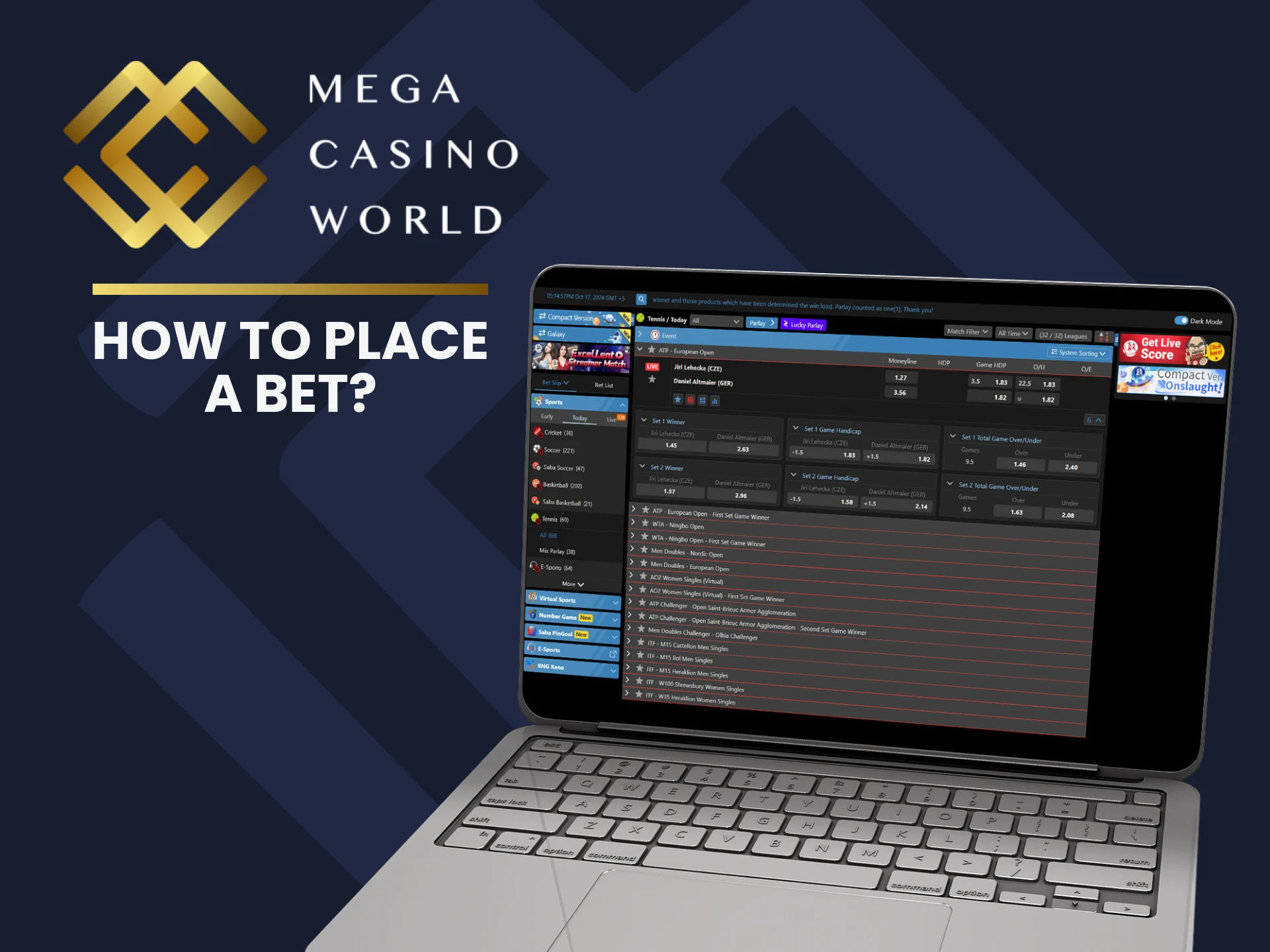 Read how to get started betting at MCW.