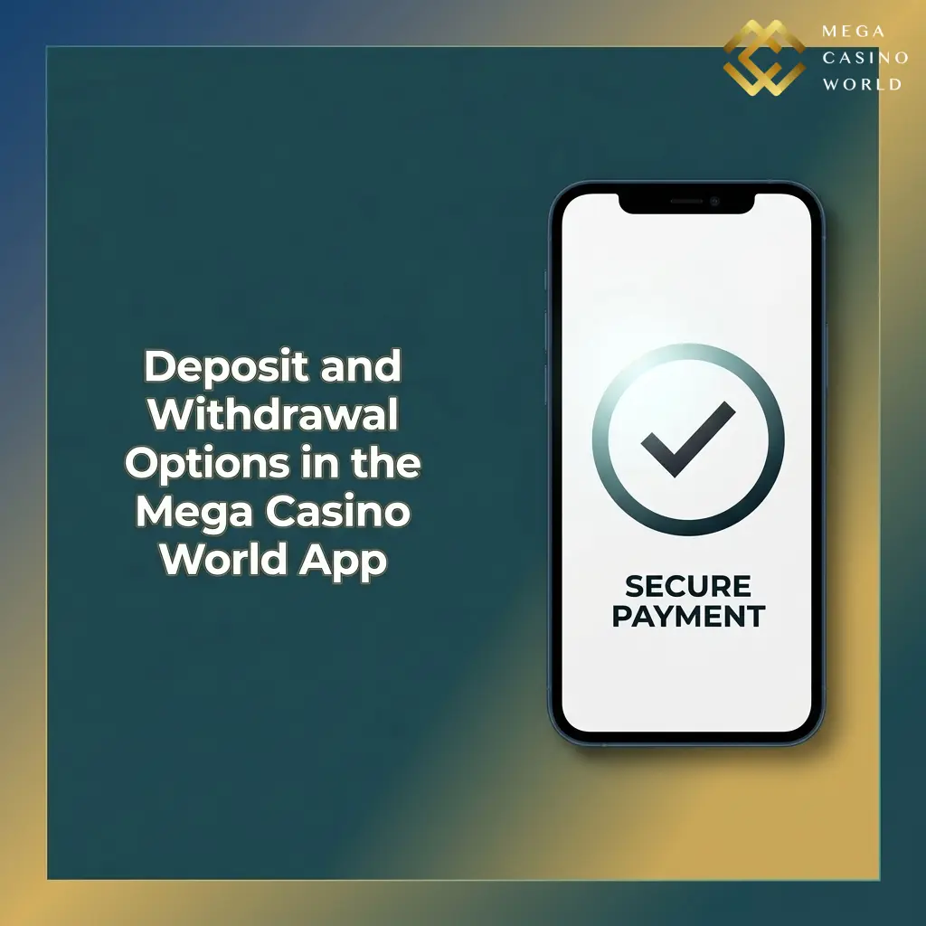 Mega Casino World app payment options including bKash, Nagad, Rocket, bank transfer, and crypto in BDT