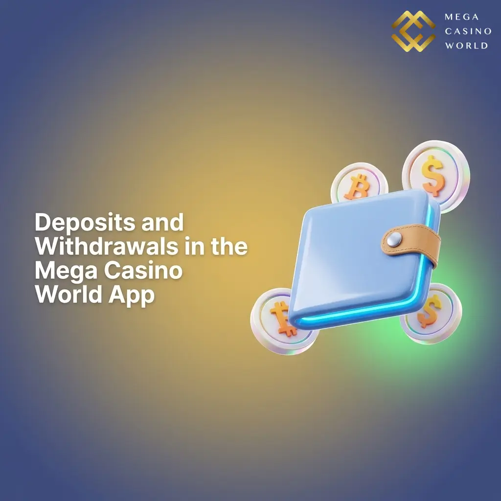 Mega Casino World app deposit and withdrawal methods including bKash, Nagad, Rocket, bank transfer, and crypto in BDT