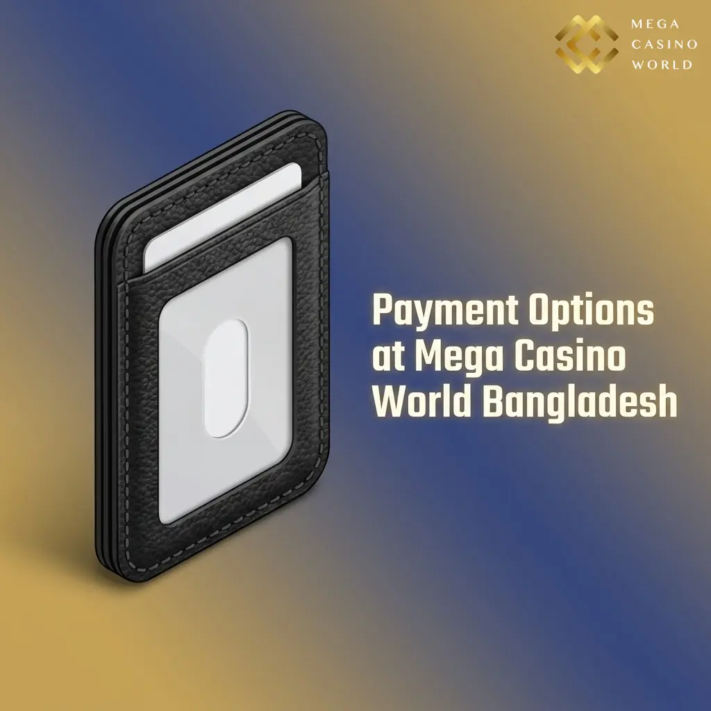 Mega Casino World Bangladesh payment options including Nagad, Bkash, Rocket, bank deposit, and cryptocurrency