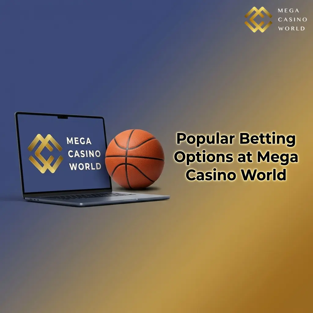 Mega Casino World betting options including pre-match, live betting, Asian handicap, and over/under for Bangladesh players